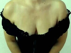 milf bounces her natural tits while talking dirty