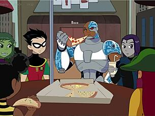 18titans episode 43 with raven and jinx in deep action