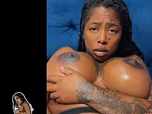 stroke to my oiled heels and fishnets?