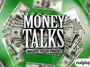 Small tits blond babe bondage and fucked