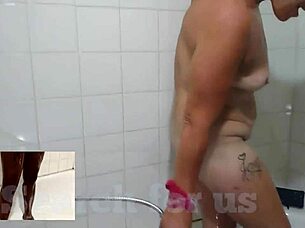 thot in texas washes her dirty latina pussy