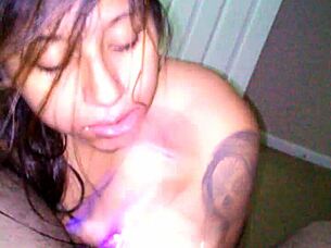 Sashaa Legend Gives Amazing Blowjob to Husband