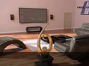 Dreams Of Desire - Alex Watches Jena In Shower