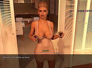 Dreams Of Desire - Alex Watches Jena In Shower