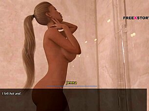 Dreams Of Desire - Alex Watches Jena In Shower