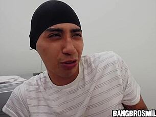 Milf Catches Young Guy Sniffing Her Dirty Panties and Licking Pussy