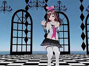 Mirai Akari And Tokino Sora In Brain Fluid Explosion! Girl Mmd Hentai Action!