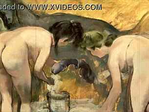 vintage erotic illustration of anime hentai