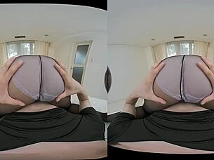 Ogawa Momoka in VR creampie with big tits