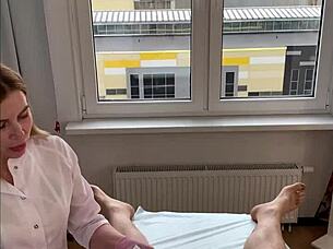 Feeling horny during penis waxing