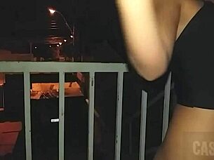My Wife Gives Me A Blowjob While I Drive Then Wants To Be Fucked On The Porch At Home