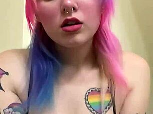 Alice Bangz Cleans Her Bathroom Bent Over with Pussy Exposed