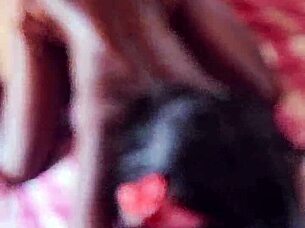 My neighbor's girlfriend came to watch TV, but ended up getting doggystyled with her small tits