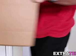 dude tries out his cute little 18+ sex robot for the first time ever