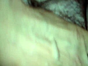 Wife eagerly sucks her husband's hard cock.