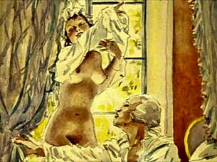 오래된 만화 빈티지 에로 일러스트