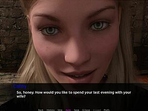 lets play knights tale part 1 with shaved blonde pussy and big tits