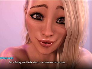 sexy petite blonde pops in naked with big tits