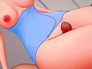 desnudando a gwen para follarla en hentai sin censura