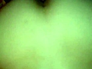 latina wife explores toys in mask