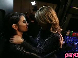 Celebrity Fucks Two Roadies In Threesome