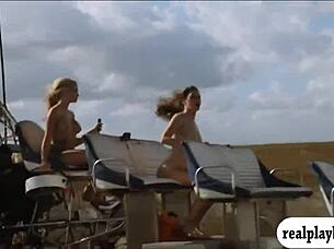 lovely badass babes visit cranky crocs in the wild