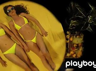 Real American Babes Get Sensual Outdoor Massage!