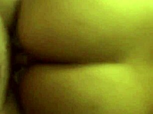 Big Ass Ebony Girl Bent Over in POV Interracial Doggystyle Fucking