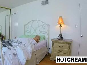 Elsa Jean is woken up for a creampie session