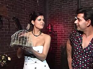 Two Big Titted Brunettes In Exhilarating Threesome With Stunning Man