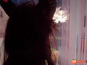 Spooky Miss Foxy Elise Fucked Roomie on Halloween!