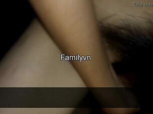 Vietnamese Wife Experiences Intense Marital Passion In Bedroom Scene