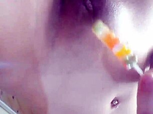 Sweet Candy With Shaved Pussy And Big Tits