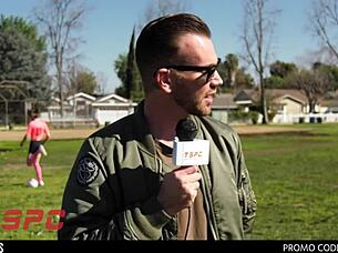 Watch korradel rio, the iconic trans soccer striker, get pounded hard 😈