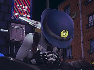 Judy Hopps boobjob in Zootopia hentai