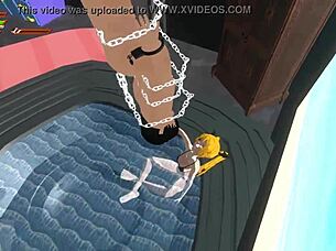 Femdom vampire in whirlpool, ready to piss on you?