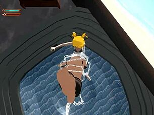 Femdom vampire in whirlpool, ready to piss on you?