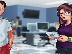 I enjoy sex with a chubby girl in headphones.