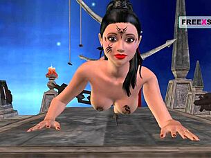 I, uh, love watchin’ this Indian Bhabhi cartoon porn... so hot!