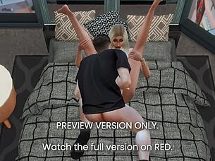 Wet pussy in 3D hentai preview