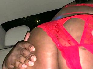 Car Sex Creampie with Monster Cock and Big Black Cock