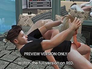 Wet pussy in 3D hentai preview