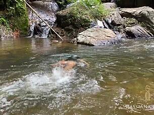 i want you in this waterfall to fuck us good, come see how on cassianacosta.com