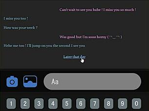 Nympho invites you to play on phone