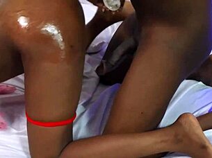 african woman enjoys the beach with me, big black cock fun