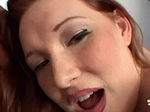 Once this tall brunette begs to suck dick, she even gets one in her asshole.