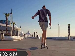 african woman enjoys the beach with me, big black cock fun