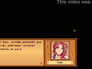jodi and caroline relax in the stardew valley spa