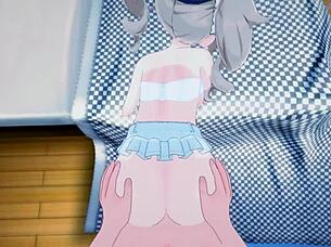 Genshin Impact - Fuck Barbara Pov Gives A Blowjob Cum On Her Stomach 3D Hentai