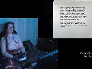 Naked alan wake play through part 1 with big natural tits brunette 😍